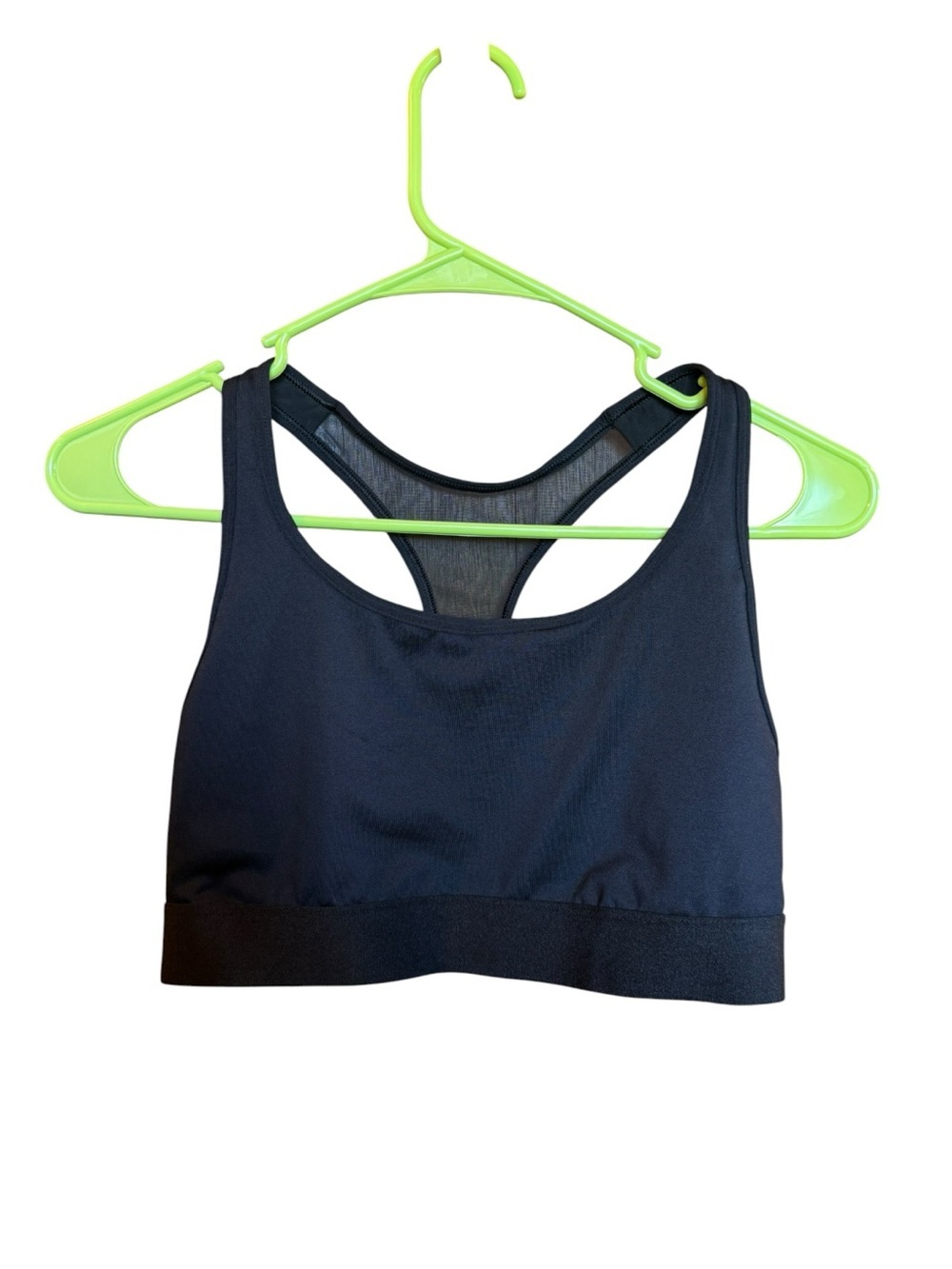 Victoria's Secret Black Racerback Sports Bra
